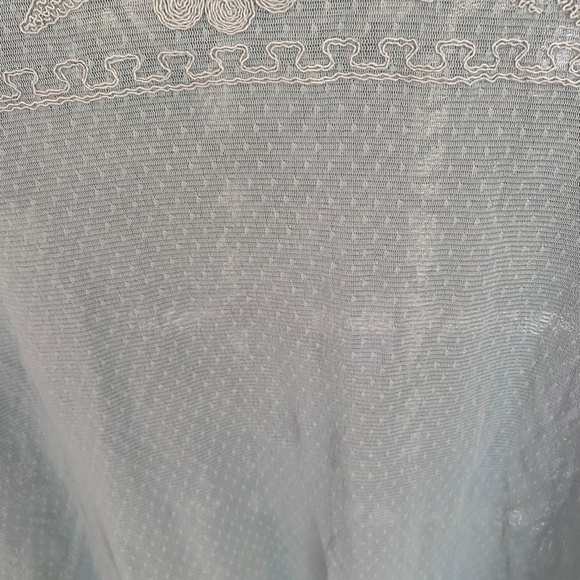 Sundance Lace Floral Top LS Large - Picture 3 of 7